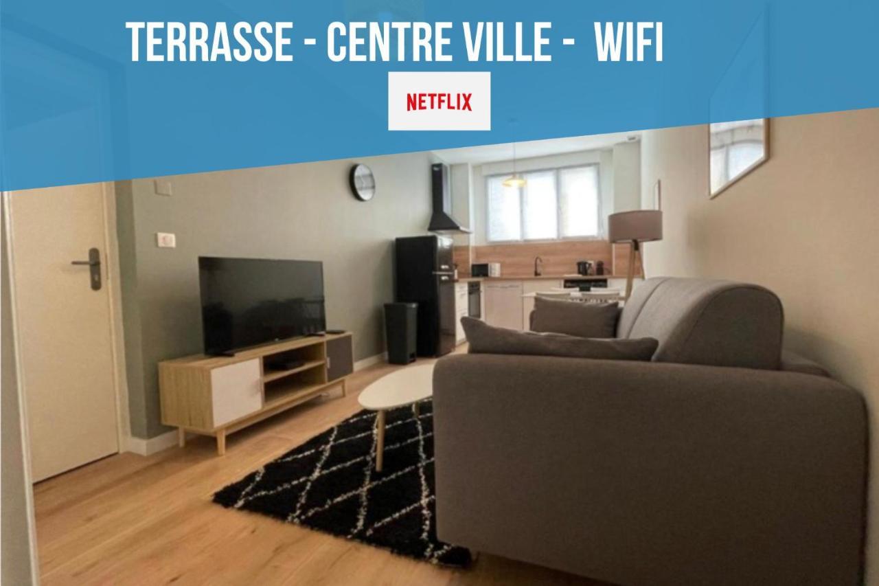 Centre Ville Superbe T2 Neuf Wifi Terrasse Netflix Périgueux Eksteriør billede